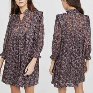 ba&sh Vibrant Patterned Mini Dress